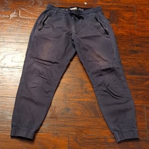 Under Armour Men's UA Performance Chino Joggers - Black Cobalt size Large